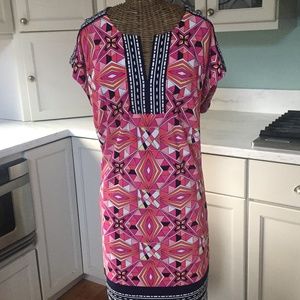 laundry pink/navy Size small dress